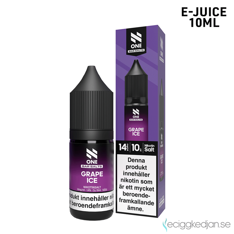 N One Crystal | Grape Ice | 10ml E-Juice