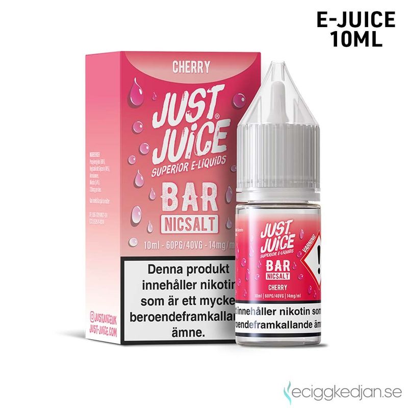 Just Juice Bar | Cherry | 10ml E-Juice