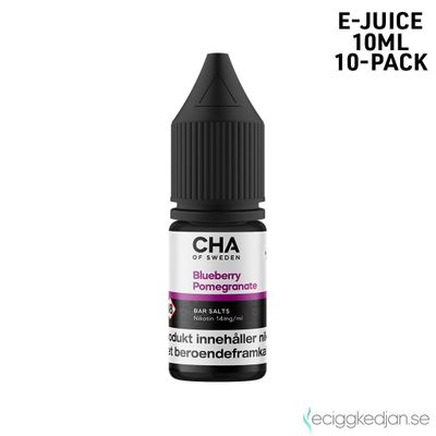 CHA of Sweden Fruit Edition | Blueberry Pomegranate | 10ml E-Juice | 10pack
