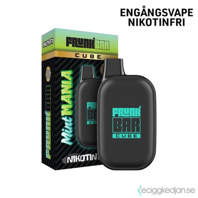Frunk Bar Cube ZERO | Mint Mania | Nikotinfri Engångsvape