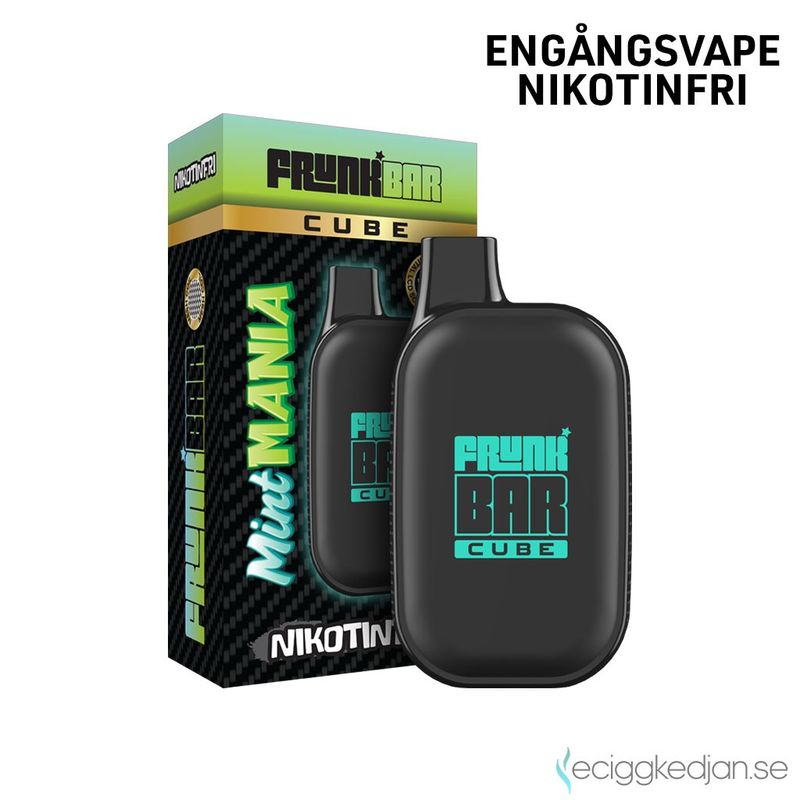 Frunk Bar Cube ZERO | Mint Mania | Nikotinfri Engångsvape