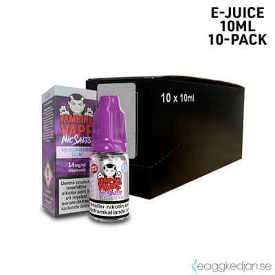 Vampire Vape | Heisenberg Gum | 10ml E-Juice | 10pack