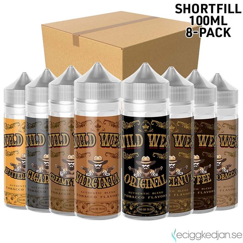 Wild West | Komplett Pack | 8st*Shortfill 100ml