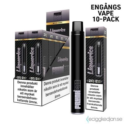 Frunk Bar | Liquorice | Engångsvape | 10pack