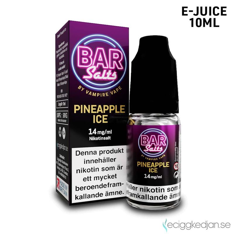 Bar Salts | Pineapple Ice | 10ml E-Juice