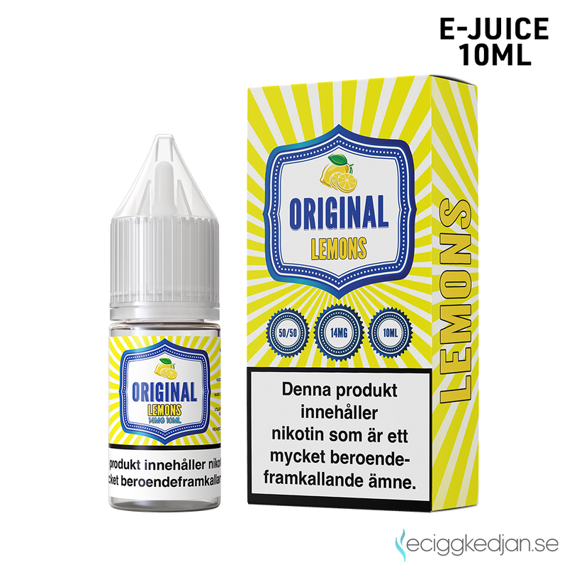 Original Salt | Lemons | 10ml E-Juice
