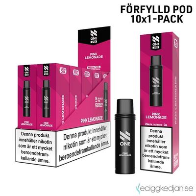 N One Pod V2 | Pink Lemonade | Förfylld Pod | 10pack