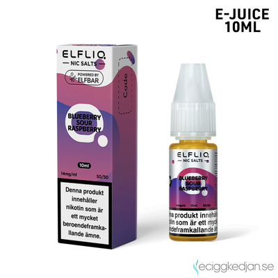 Elfliq | Blueberry Sour Raspberry | 10ml E-Juice