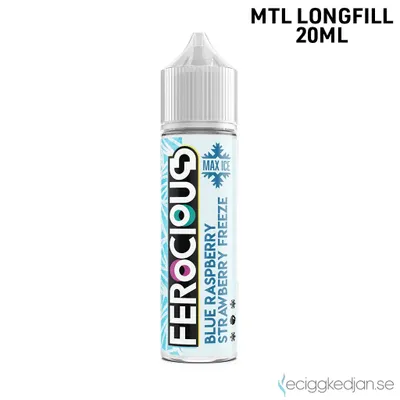 Ferocious | Blue Raspberry Strawberry Freeze | 20ml Longfill