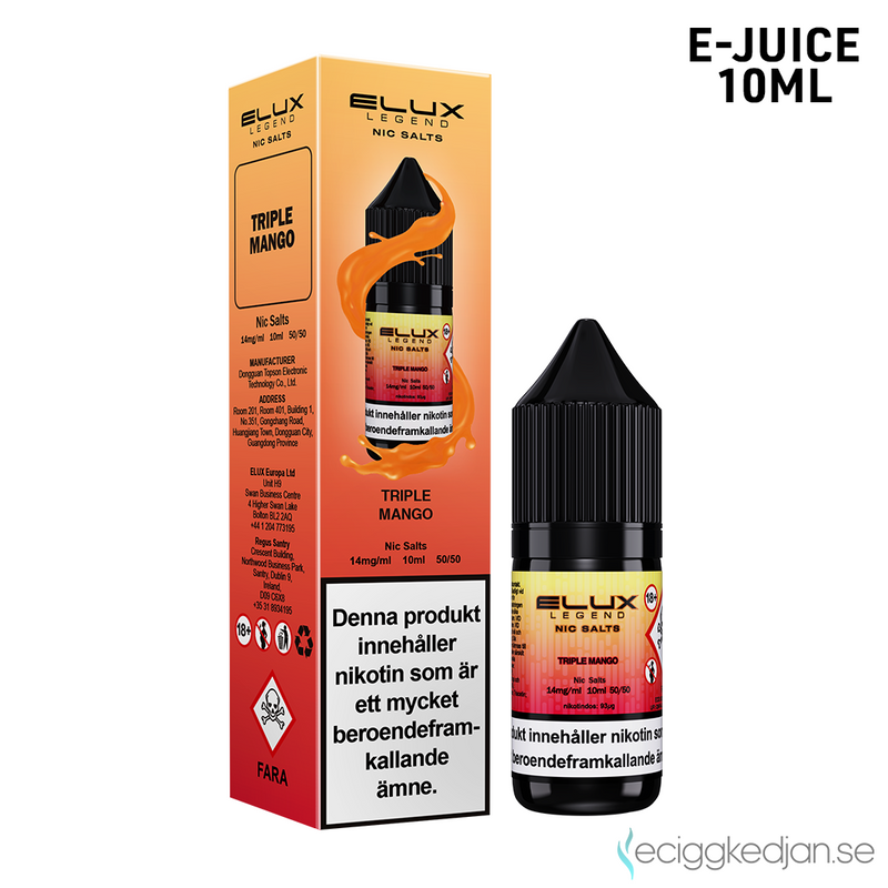Elux Legends | Triple Mango | 10ml E-Juice