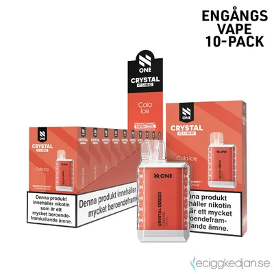 N One Crystal Cube | Cola Ice | Engångsvape | 10pack