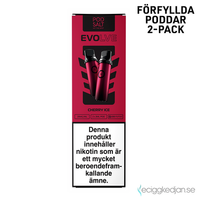 Evolve Mesh Pod | Cherry Ice | Förfylld Pod | 2pack | OBS!! Utgånget Datum
