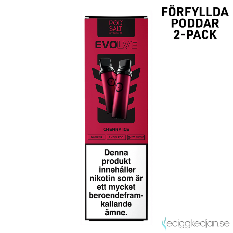 Evolve Mesh Pod | Cherry Ice | Förfylld Pod | 2pack | OBS!! Utgånget Datum