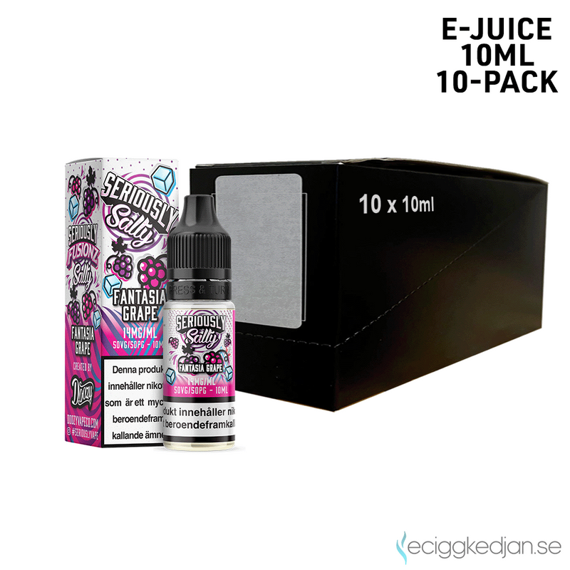 Seriously Salty | Fantasia Grape | 10ml E-Juice | 10pack