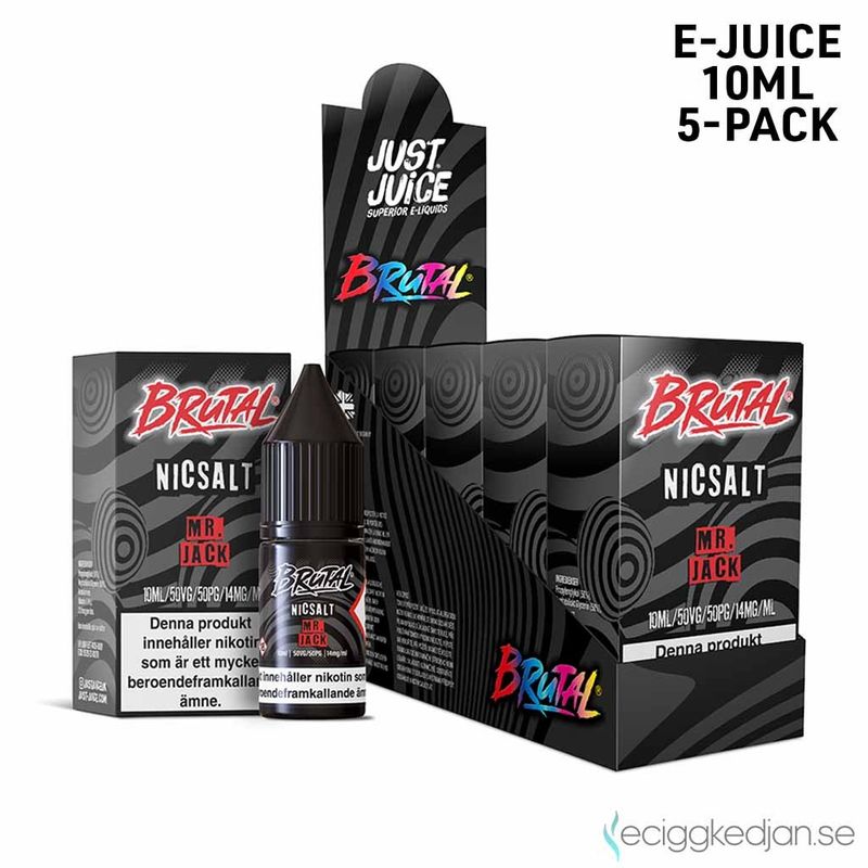 Just Juice Brutal | Mr Jack | 10ml E-Juice | 5pack