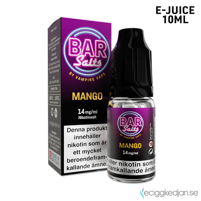Bar Salts | Mango | 10ml E-Juice