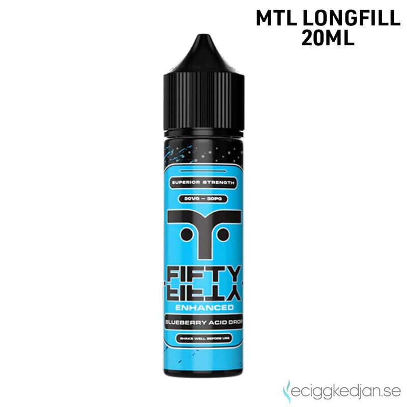 Fifty Fifty | Blueberry Acid Drop | 20ml Longfill