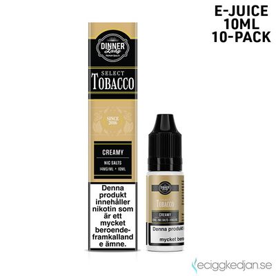 Dinner Bar Salts | Creamy Tobacco | 10ml E-Juice | 10pack