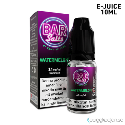 Bar Salts | Watermelon | 10ml E-Juice