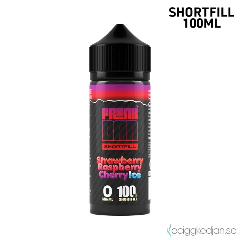 Frunk Bar | Strawberry Raspberry Cherry Ice | 100ml Shortfill