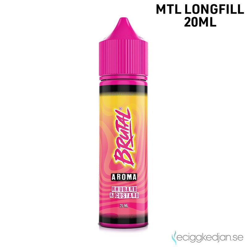 Just Juice Brutal Aroma | Rhubarb Custard | 20ml Longfill