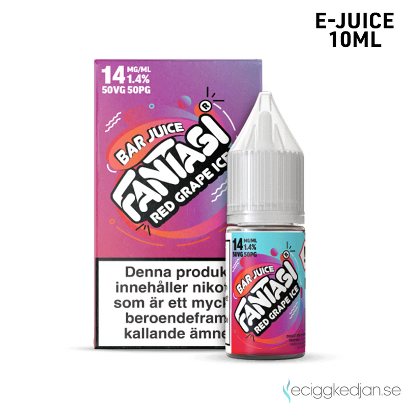 Fantasi Bar Salt | Red Grape Ice | 10ml E-Juice