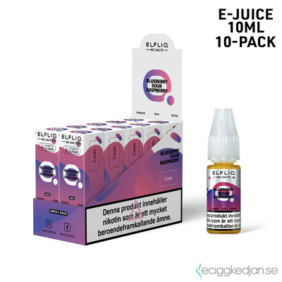 Elfliq | Blueberry Sour Raspberry | 10ml E-Juice | 10pack
