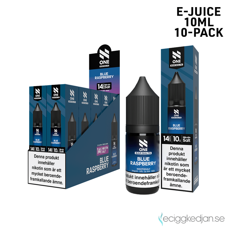 N One Crystal | Blue Raspberry | 10ml E-Juice | 10pack