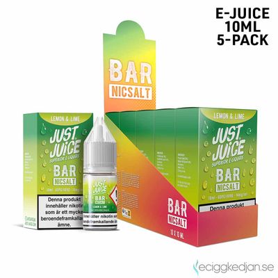 Just Juice Bar | Lemon Lime | 10ml E-Juice | 10pack