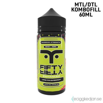 Fifty Fifty | Lime Raspberry | 60ml Kombofill