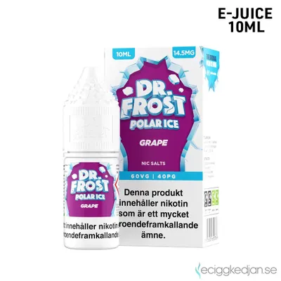 Dr Frost Polar Ice Nic Salt | Grape | 10ml E-Juice | 14,5mg Saltnikotin