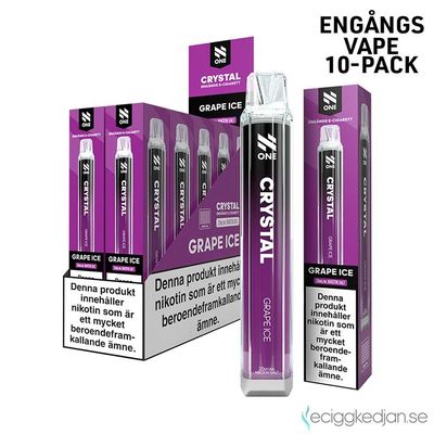 N One Crystal | Grape Ice | Engångsvape | 10pack