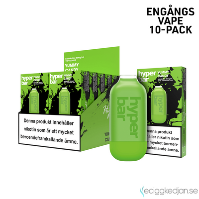 Hyper Bar | Yummy Candy | Engångsvape | 10pack