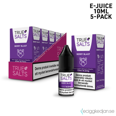 True Salts | Berry Blast | 10ml E-Juice | 14,5mg Saltnikotin | 5pack