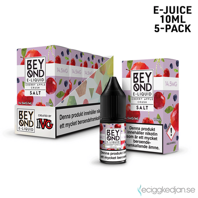 Beyond Salts | Cherry Apple Crush | 10ml E-Juice | 14,5mg Saltnikotin | 5pack