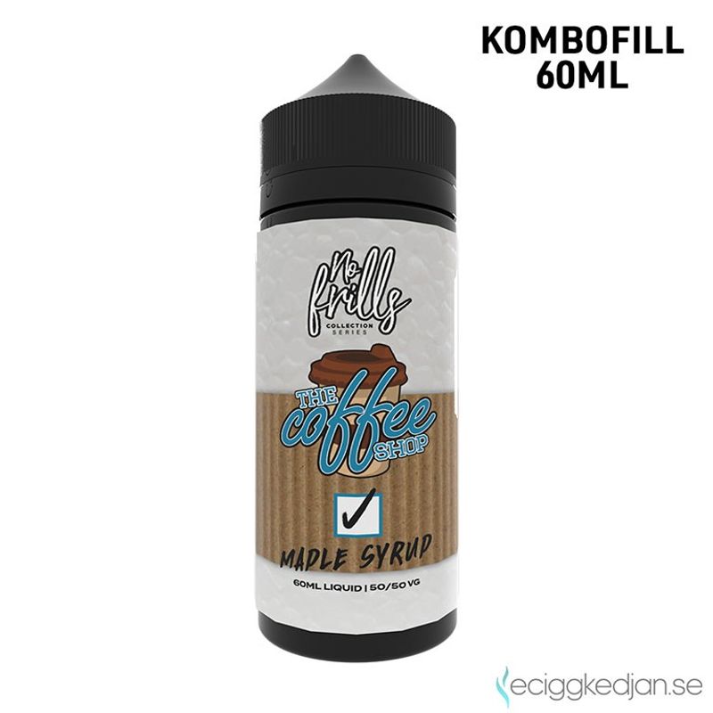 No Frills | The Coffee Shop Marple Syrup | 60ml Kombofill