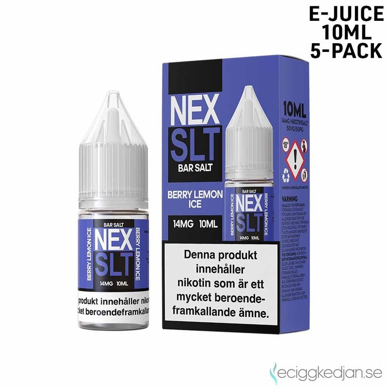NEX SLT ICE | Berry Lemon Ice | 10ml E-Juice | 5pack