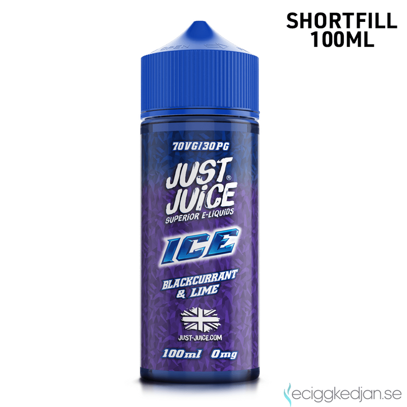 Just Juice Ice | Blackcurrant & Lime | 100ml Shortfill