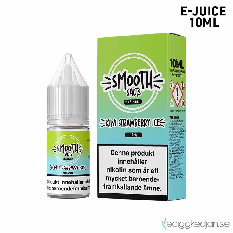 Smooth Salt ICE | Kiwi Strawberry Ice | 10ml E-Juice