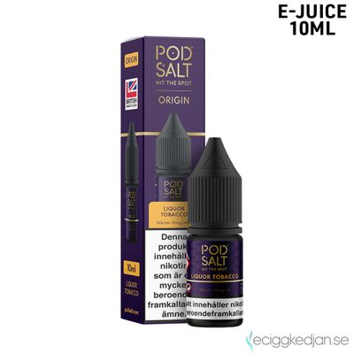 Pod Salt Origin | Liquor Tobacco | 10ml E-Juice
