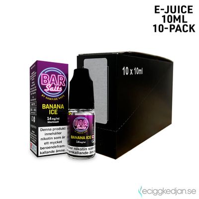 Bar Salts | Banana Ice | 10ml E-Juice | 10pack