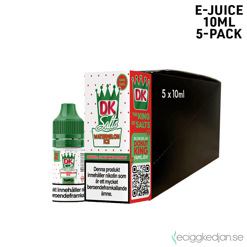 DK Salts | Watermelon Ice | 10ml E-Juice | 5pack
