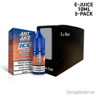 Just Juice Ice | Grape & Melon | 10ml E-Juice | 5pack
