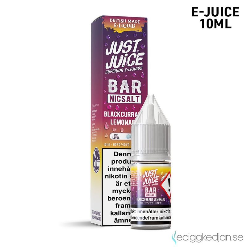 Just Juice Bar | Blackcurrant Lemonade | 10ml E-Juice