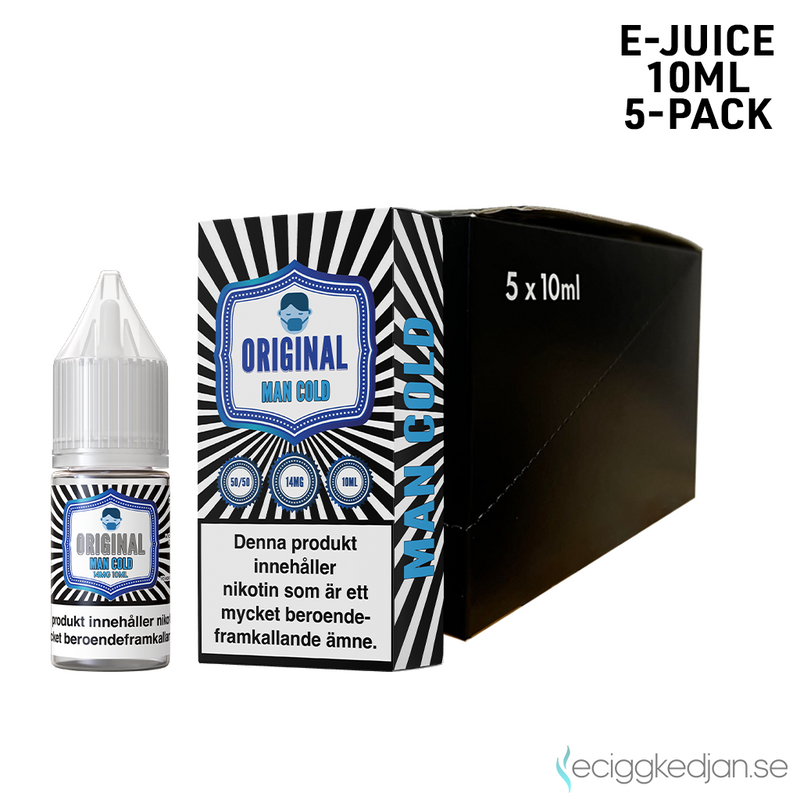 Original Salt | Man Cold | 10ml E-Juice | 5pack
