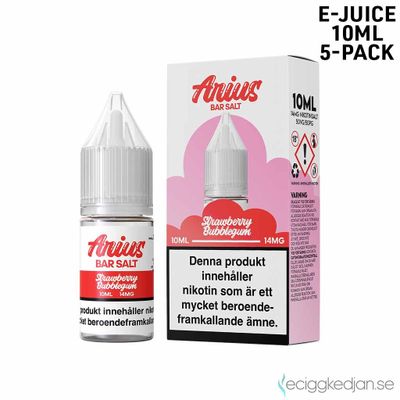 Arius Bar Salt Candy | Strawberry Bubblegum | 10ml E-Juice | 5pack