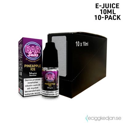 Bar Salts | Pineapple Ice | 10ml E-Juice | 10pack