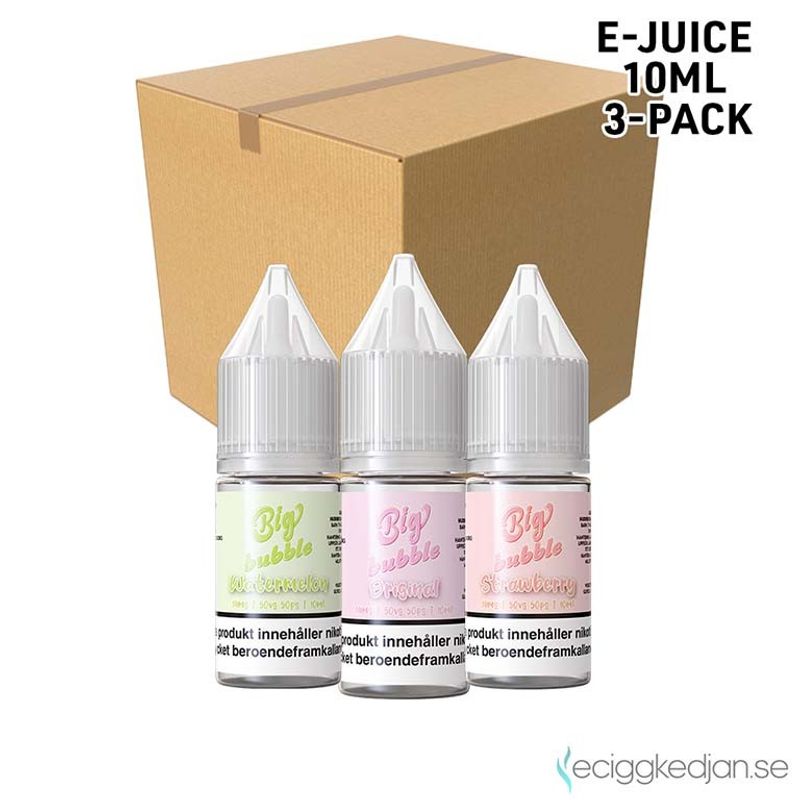 Big Bubble 14mg Nikotinsalt | Komplett Pack | 3*1