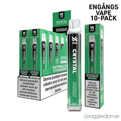N One Crystal | Watermelon Strawberry | Engångsvape | 10pack