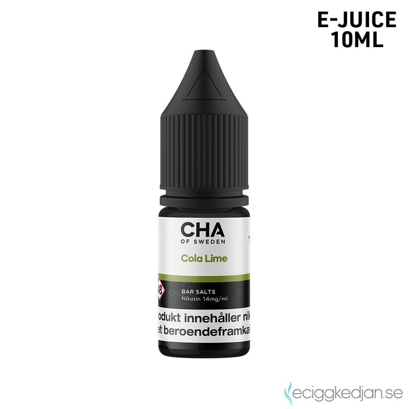 CHA of Sweden Drink Edition | Cola Lime | 10ml E-Juice